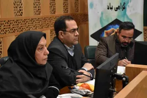 بازدید معاون آموزشی دانشگاه و تیم همراه دانشگاه از دانشکده بهداشت