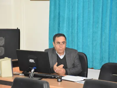 دفاع پايان‌نامه کارشناسي ارشد آموزش جامعه نگر جناب آقای محمود مختاری 