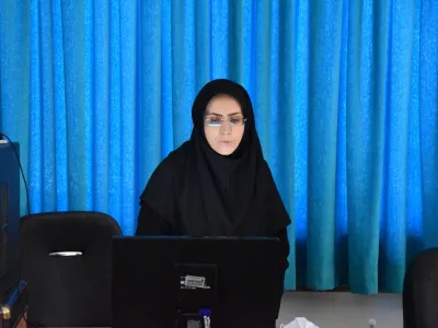 دفاع پایان نامه کارشناسی ارشد سرکار خانم فاطمه خلیقی از پایان نامه خود