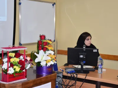 دفاع پایان نامه خانم الناز حیدری کارشناسی ارشد مهندسی بهداشت حرفه ای وایمنی کار 