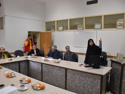 دفاع پایان نامه خانم  مینا شیخ دانشجوی کارشناسی ارشد رشته مهندسی بهداشت محیط