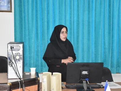 دفاع پايان‌نامه کارشناسی ارشد آموزش جامعه نگرسرکار خانم آمنه باصری آرانی