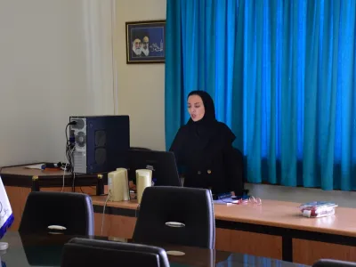 دفاع پایان نامه کارشناسی ارشد جامعه نگر در نظام سلامت سرکار خانم اعظم سلطانی