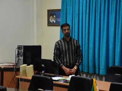 جلسه دفاع پایان نامه کارشناسی ارشد آموزش بهداشت و ارتقاء سلامت جناب آقای سید هادی موسوی نژاد 