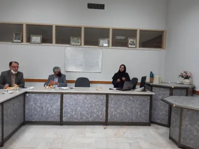 دفاع پایان نامه خانم مهندس سمندری دانشجوی کارشناسی ارشد مهندسی بهداشت محیط