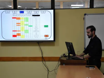 دفاع پایان نامه کارشناسی ارشد پوریا بهرامی دانشجوی کارشناسی ارشد مدیریت HSE