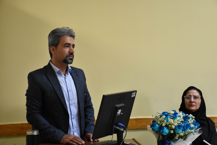 دفاع پایان نامه آقای عظیم کریمی دانشجوی  دکتری تخصصی مهندسی بهداشت حرفه‌ای و ایمنی کار