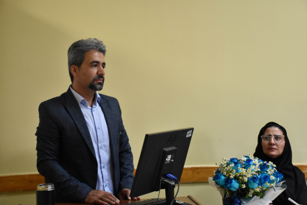 دفاع پایان نامه آقای عظیم کریمی دانشجوی  دکتری تخصصی مهندسی بهداشت حرفه‌ای و ایمنی کار