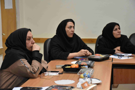 دفاع پایان نامه خانم زهرا مرشدی دانشجوی کارشناسی ارشد  آموزش بهداشت و ارتقاء سلامت