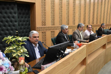 دفاع پایان نامه اقای حسین فرخ زاده دانشجوی دکترای تخصصی بهداشت محیط 