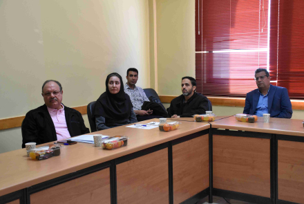 دفاع پایان نامه کارشناسی ارشد حسین دباغی کناری دانشجوی مهندسی بهداشت حرفه ای و ایمنی کار