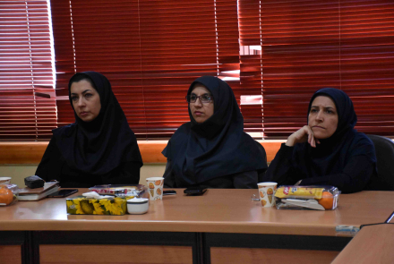 دفاع پایان نامه زهرا اردودری  دانشجوی دکترای  بهداشت حرفه ای و ایمنی کار