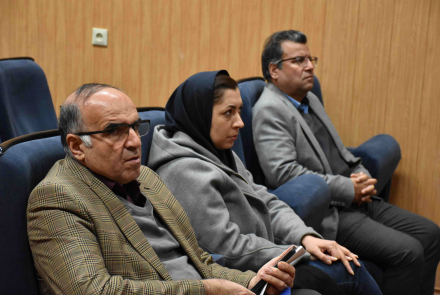 دفاع پایان نامه کارشناسی ارشد سعید محمودیان دانشجوی مهندسی بهداشت حرفه ای و ایمنی کار