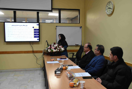 دفاع پایان نامه زهرا اردودری  دانشجوی دکترای  بهداشت حرفه ای و ایمنی کار