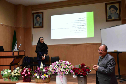 دفاع پایان نامه کارشناسی ارشد خانم صبا نعمت بخش دانشجوی مهندسی بهداشت حرفه ای و ایمنی کار
