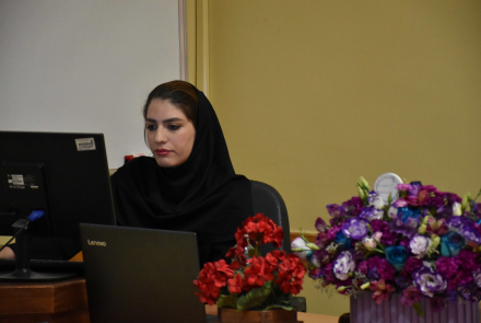 دفاع پایان نامه کارشناسی ارشد خانم نگار سلیمانی دانشجوی مهندسی بهداشت حرفه ای 