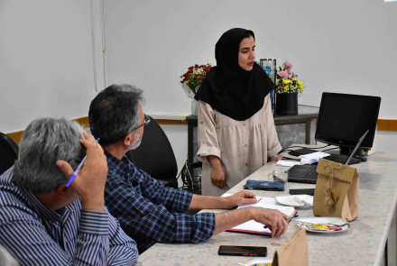 دفاع پایان نامه خانم زهرا باقری دانشجوی کارشناسی ارشد سم شناسی محیط