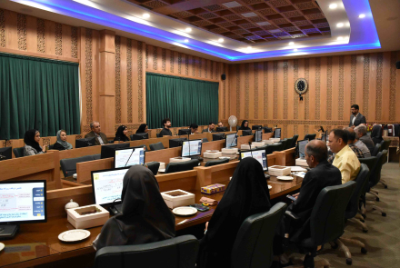 دفاع پایان نامه آقای سبحان قنبری دانشجوی دکترای تخصصی مهندسی بهداشت محیط