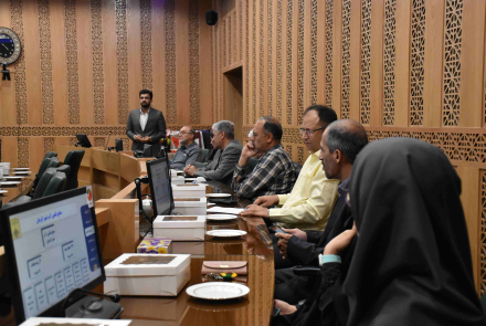 دفاع پایان نامه آقای سبحان قنبری دانشجوی دکترای تخصصی مهندسی بهداشت محیط
