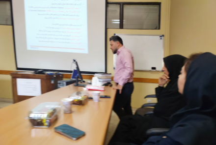 دفاع پایان نامه دکتری مهندسی بهداشت حرفه ای آقای مهدی جلالی