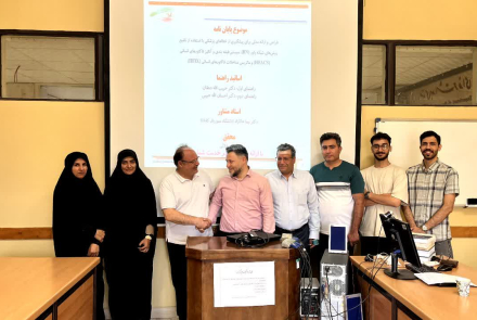 دفاع پایان نامه دکتری مهندسی بهداشت حرفه ای آقای مهدی جلالی